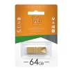 Флеш-накопичувач USB 64GB T&G 117 Metal Series Gold (TG117GD-64G) - 2